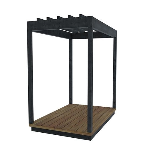 ThermaSol Nordic Misty Pergola | Matching Pergola for Nordic Misty Sauna Cabin