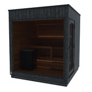 ThermaSol Nordic Misty 2-5 Person Outdoor Traditional Modular Sauna Cabin image 2