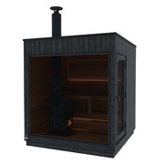 ThermaSol Nordic Misty 2-5 Person Outdoor Traditional Modular Sauna Cabin image 3