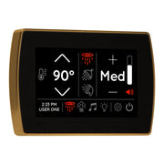 ThermaSol STCM 5" Touchscreen Steam Shower Control, Modern Flushmount with Bluetooth & Custom Profiles image 12