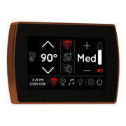 ThermaSol STCM 5" Touchscreen Steam Shower Control, Modern Flushmount with Bluetooth & Custom Profiles image 10