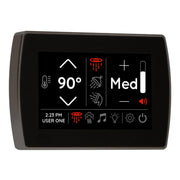 ThermaSol STCM 5" Touchscreen Steam Shower Control, Modern Flushmount with Bluetooth & Custom Profiles image 8