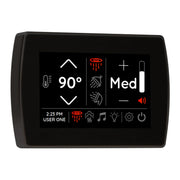 ThermaSol STCM 5" Touchscreen Steam Shower Control, Modern Flushmount with Bluetooth & Custom Profiles image 15