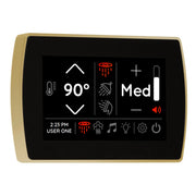 ThermaSol STCM 5" Touchscreen Steam Shower Control, Modern Flushmount with Bluetooth & Custom Profiles image 4