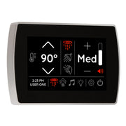 ThermaSol STCM 5" Touchscreen Steam Shower Control, Modern Flushmount with Bluetooth & Custom Profiles image 3