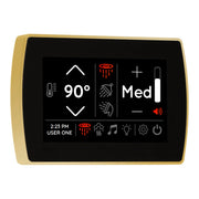 ThermaSol STCM 5" Touchscreen Steam Shower Control, Modern Flushmount with Bluetooth & Custom Profiles image 2