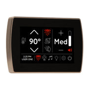 ThermaSol STCM 5" Touchscreen Steam Shower Control, Modern Flushmount with Bluetooth & Custom Profiles image 11