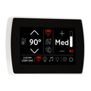 ThermaSol STCM 5" Touchscreen Steam Shower Control, Modern Flushmount with Bluetooth & Custom Profiles image 14