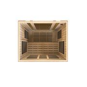 Dynamic Bellagio 3-Person Low EMF FAR Infrared Sauna - Canadian Hemlock image 7