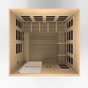 Golden Designs Catalonia 8-person PureTech™ Near Zero EMF (Under 2MG) FAR Infrared Sauna (Canadian Hemlock) image 9