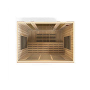 Dynamic Bergamo 4-Person Low EMF FAR Infrared Sauna - Canadian Hemlock image 14