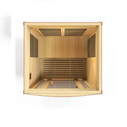 Dynamic San Marino 2-Person Low EMF FAR Infrared Sauna - Canadian Hemlock image 7