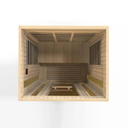 Maxxus "Trinity" Dual Tech 3-Person Corner Low EMF FAR Infrared Sauna - Canadian Hemlock image 14