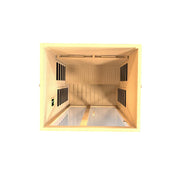 Dynamic Santiago 2-Person Full Spectrum Near Zero EMF Sauna - Canadian Hemlock image 12