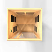 Dynamic Cordoba Elite 2-Person Ultra Low EMF FAR Infrared Sauna - Canadian Hemlock image 7
