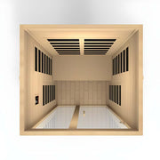 Dynamic Santiago 2-Person Low EMF FAR Infrared Sauna - Canadian Hemlock image 7