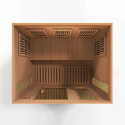 Maxxus "Montilemar Edition" 3 Person Near Zero EMF FAR Infrared Sauna - Canadian Red Cedar image 12