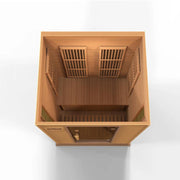 Maxxus "Cholet Edition" 2-Person Near Zero EMF FAR Infrared Sauna - Canadian Red Cedar image 11
