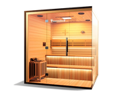 Medical Breakthrough 9 Traditional Sauna for 3-6 People, Hemlock Wood, Bluetooth, LED Control image 7