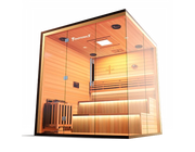Medical Breakthrough 9 Traditional Sauna for 3-6 People, Hemlock Wood, Bluetooth, LED Control image 8