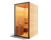 Medical Breakthrough Traditional 5 V2A: Traditional 2 Person Sauna - Premium Hemlock Wood, Rapid Heating, AUX Player image 8