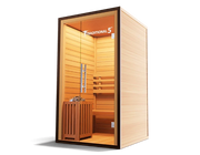 Medical Breakthrough Traditional 5 V2A: Traditional 2 Person Sauna - Premium Hemlock Wood, Rapid Heating, AUX Player image 9