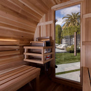 Golden Designs "Zurich" 4 Person Barrel Traditional Sauna image 14