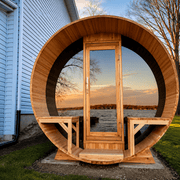 Dundalk LeisureCraft CT Tranquility 6 Person Traditional Outdoor Barrel Sauna image 2