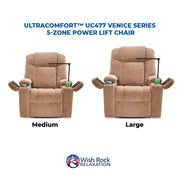 UltraComfort™ UC477 Venice Series 5-Zone Power Lift Chair image 8