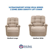 UltraComfort UC556 Vega Series 2 Zone Zero Gravity Lift Chair image 7