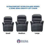 UltraComfort UC559 Polaris Series 2 Zone Zero Gravity Lift Chair image 5