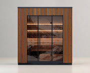 Leil Saunas Viva 250 - 4 Person Outdoor Traditional Sauna Kit image 4