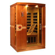 Venice 2 Person Low EMF FAR Infrared Sauna - Canadian Hemlock image 2