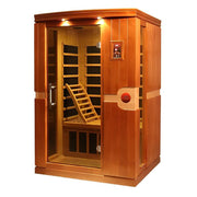 Venice 2 Person Low EMF FAR Infrared Sauna - Canadian Hemlock image 3