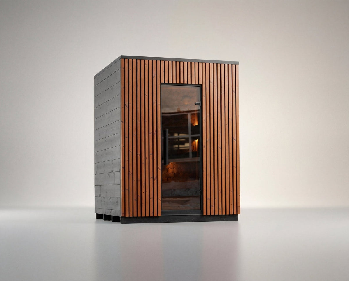 Leil Saunas Viva 180 - 4 Person Outdoor Traditional Sauna Kit