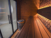 Leil Saunas Viva 250 - 4 Person Outdoor Traditional Sauna Kit image 14