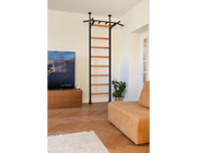 BenchK 521B Wall Bars Swedish Ladder - Premium Beech Wood & Steel Pull-Up Bar Fitness Ladder image 7