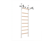 BenchK 521B Wall Bars Swedish Ladder - Premium Beech Wood & Steel Pull-Up Bar Fitness Ladder image 11
