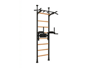 BenchK 522 Wall Bars Swedish Ladder & Dip Bar - Solid Beech Wood Gymnastics Equipment with Pull-Up Station image 6