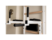 BenchK 232B Wall Bars Swedish Ladder - Multifunctional Fitness Ladder With Adjustable Pull-Up And Dip Bars image 6