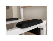 BenchK 523B Wall Bars Swedish Ladder with Bench, Pull-Up & Dip Bars, Compact Beech Wood & Steel Design image 26