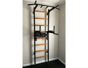 BenchK 222B Wall Bars Swedish Ladder - Durable Steel & Beech Wood Gymnastic Ladder with Pull-Up & Dip Bar image 10