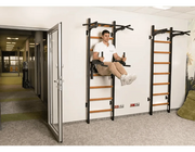 BenchK 222B Wall Bars Swedish Ladder - Durable Steel & Beech Wood Gymnastic Ladder with Pull-Up & Dip Bar image 11