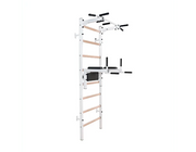 BenchK 222B Wall Bars Swedish Ladder - Durable Steel & Beech Wood Gymnastic Ladder with Pull-Up & Dip Bar image 2