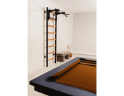 BenchK 231 Wall Bars Swedish Ladder - Space-Efficient Beech Wood & Steel Fitness Ladder with Adjustable Pull-Up Bar image 5