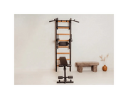 BenchK 233B Wall Bars Swedish Ladder - Versatile Home Gym System with Adjustable Pull-Up Bar and Dip Station image 2