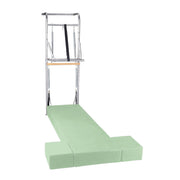 Elina Pilates Stainless Steel Wall Tower Unit with Adjustable Push-Bar and Full Spring Set image 9