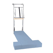 Elina Pilates Stainless Steel Wall Tower Unit with Adjustable Push-Bar and Full Spring Set image 5