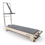 Elina Pilates Wood Reformer ELITE with Tower - Premium Maple, Adjustable Resistance & Quiet Glide image 2