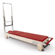 Elina Pilates Wood Reformer ELITE with Tower - Premium Maple, Adjustable Resistance & Quiet Glide image 9